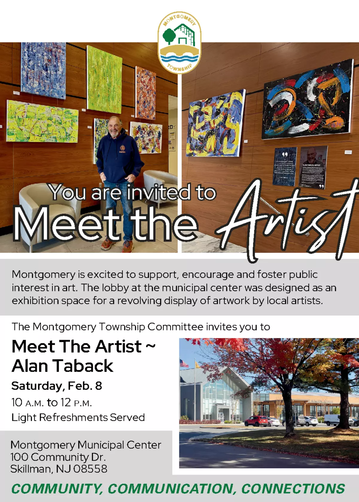 Meet the Artist Poster 2025 Alan Taback